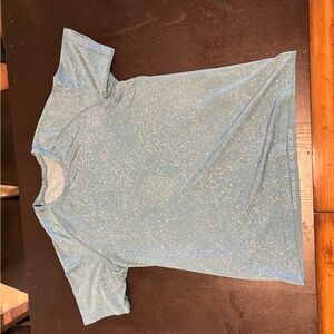 Heathered Blue license to train lululemon shirt